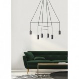 Lampa Sufitowa Imbria VI 135cm Czarna | Nowodvorski