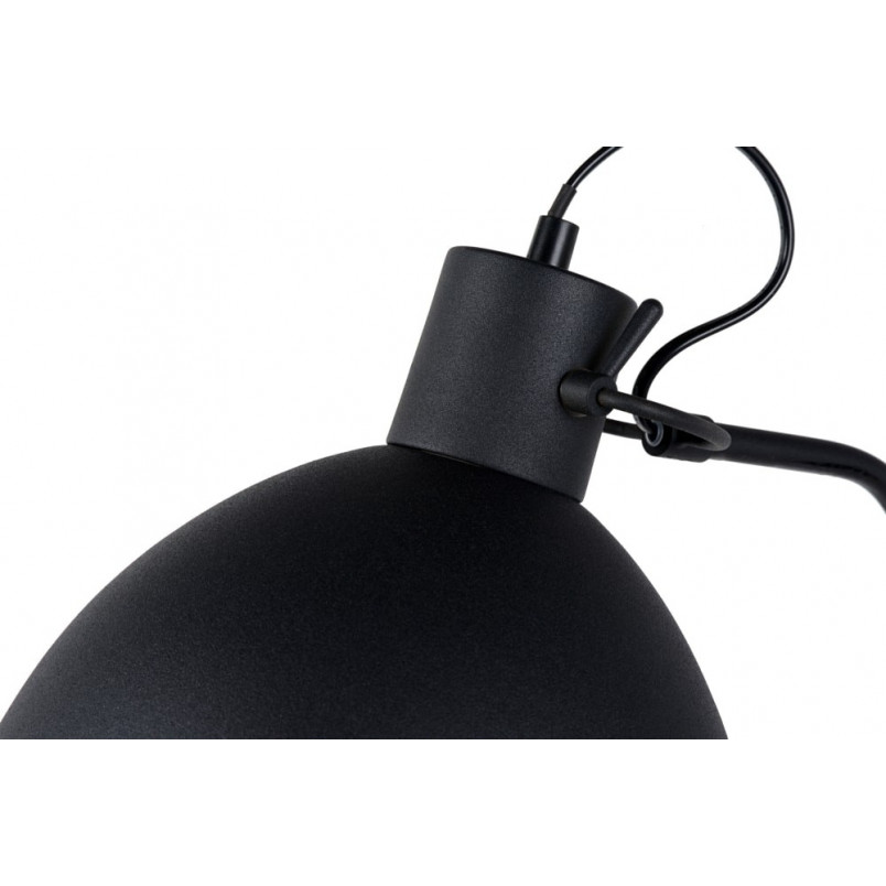Lampa podłogowa industrialna Shadi czarna - Lucide