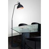 Lampa podłogowa industrialna Shadi czarna - Lucide