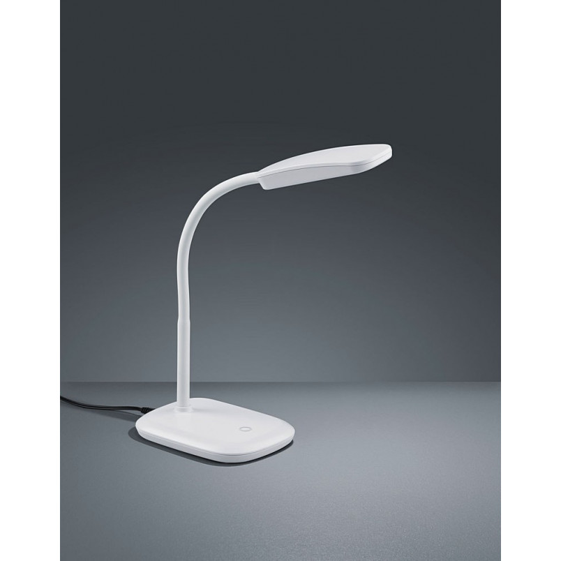 Lampa biurkowa LED Boa biała | Reality - Nowoczesne oświetlenie
