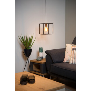 Lampa Wisząca Loft Arthur Czarna | Lucide - Kup Teraz!