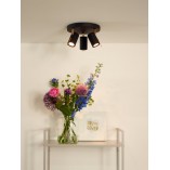 Reflektor sufitowy LED czarny Grony III - Lucide | Sklep