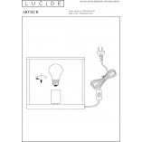 Lampa stołowa Loft Arthur czarna - Lucide | Sklep z Lampami