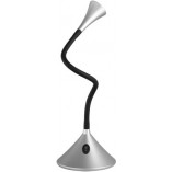 Lampa biurkowa LED Reality Viper - Regulowana, Srebrna | Kup online