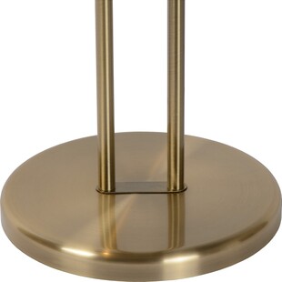 Lampa podłogowa LED Lucide Champion - Brązowa, Retro