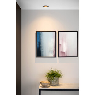 Lampa podtynkowa Embed czarna - nowoczesny design | Lucide