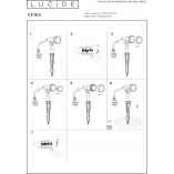 Lampa OGRODOWA LED Spike Czarna | Lucide - Oświetlenie