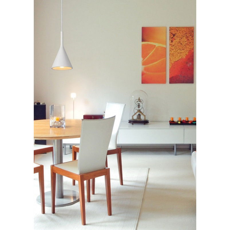Lampa wisząca Gipsy Lucide - Biała, Loftowa | Kup Teraz