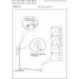 Lampa biurkowa LED Philon czarna | Lucide - Minimalistyczny Design