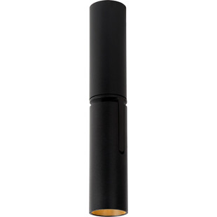 Plafon Greg LED czarny | Minimalistyczny reflektor sufitowy Lucide