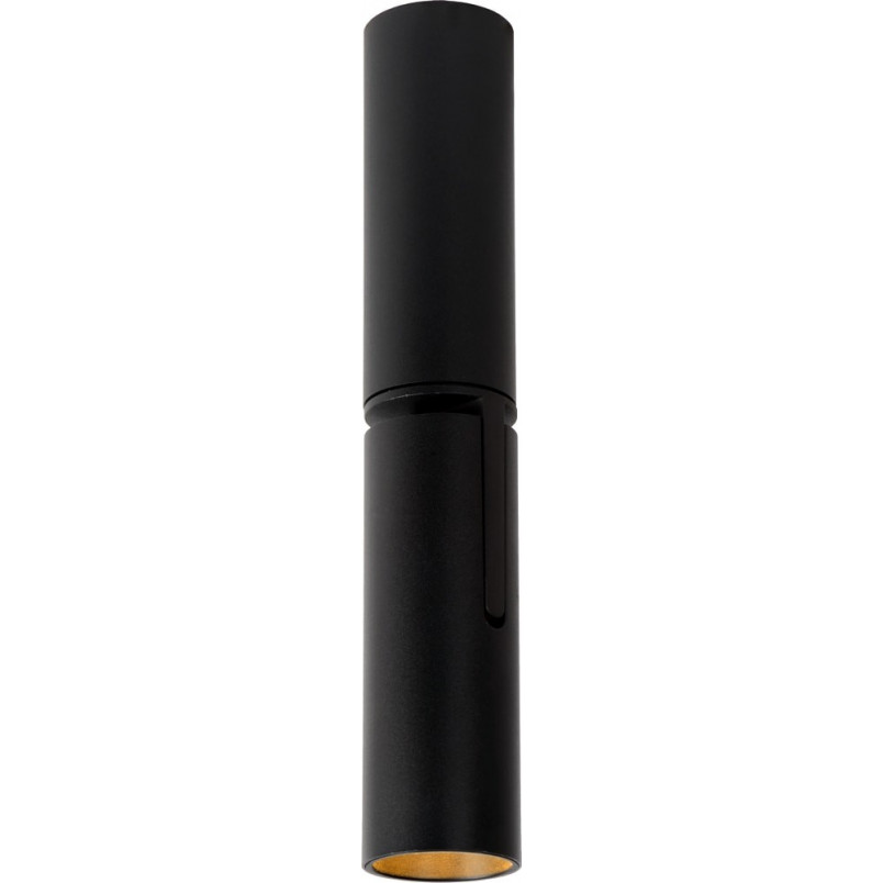Plafon Greg LED czarny | Minimalistyczny reflektor sufitowy Lucide
