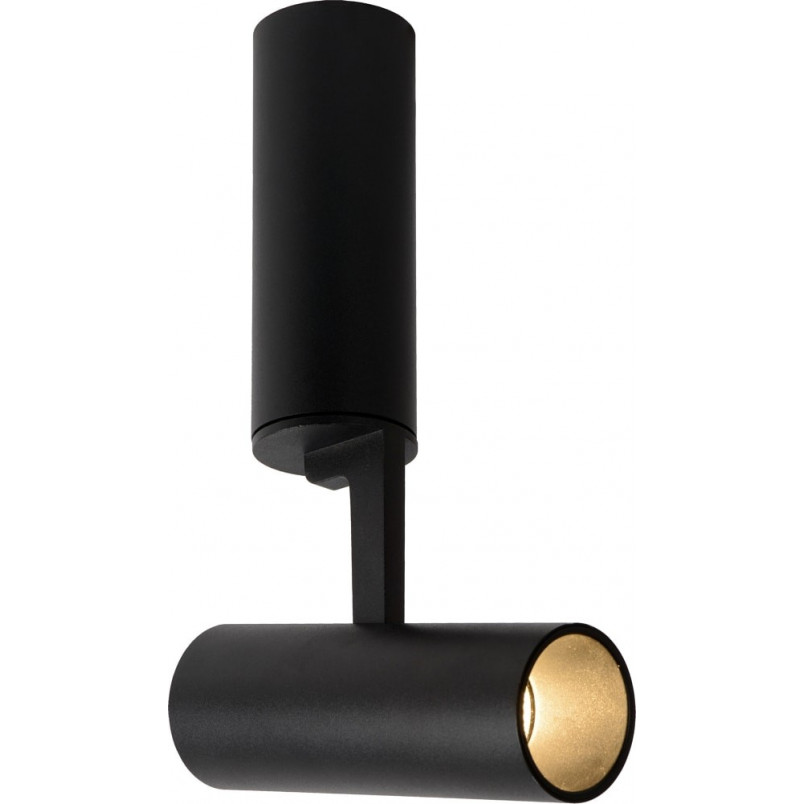 Plafon Greg LED czarny | Minimalistyczny reflektor sufitowy Lucide