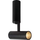 Plafon Greg LED czarny | Minimalistyczny reflektor sufitowy Lucide
