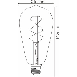 Żarówka Lucide Twilightswitch LED E27 - Bursztynowy Klimat