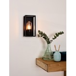 Kinkiet Ogrodowy Carlyn Czarny | Lucide - Lampa E14