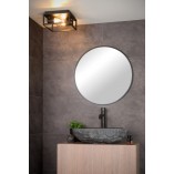 Plafon Ogrodowy Carlyn 25cm Czarny - Lucide | Nowoczesne Oświetlenie