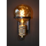Kinkiet Loft Ottelien | Lucide - Czarny/Złoty | Sklep Lamp