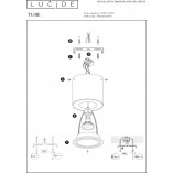 Lampa Tube Lucide: Elegancki spot czarny GU10 - Kup teraz!