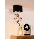 Lampa Spot Podwójna Tube Czarna Lucide | Sklep z Lampami
