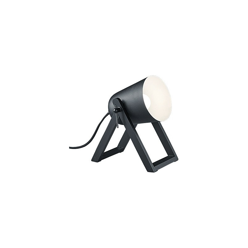 Lampa stołowa industrialna Marc czarna - Reality | Loftowa
