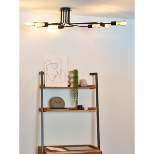 Lampa sufitowa loft Lester VIII 150cm czarna | Lucide