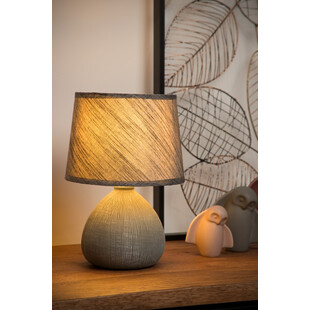 Lampa stołowa betonowa szara Lucide Ramzi | Sklep z lampami