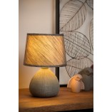 Lampa stołowa betonowa szara Lucide Ramzi | Sklep z lampami