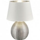 Lampa Luxor 24 biało-srebrna | Nowoczesna lampa ceramiczna Reality
