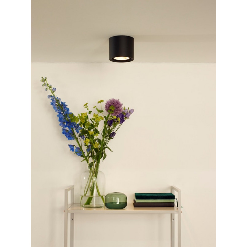 Lampa Spot LED Fedler Round | Czarna | Lucide