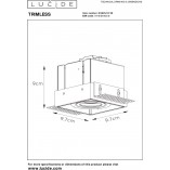 Oprawa podtynkowa Trimless czarna Lucide | Downlight GU10