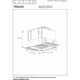 Oprawa podtynkowa Trimless biała Lucide | Downlight GU10