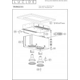 Oprawa podtynkowa Trimless Lucide | Downlight podwójny czarny