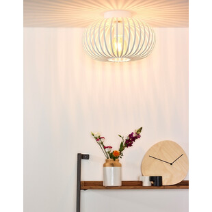 Plafon biały Lucide Manuela - nowoczesny design | Sklep z lampami