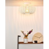 Plafon biały Lucide Manuela - nowoczesny design | Sklep z lampami