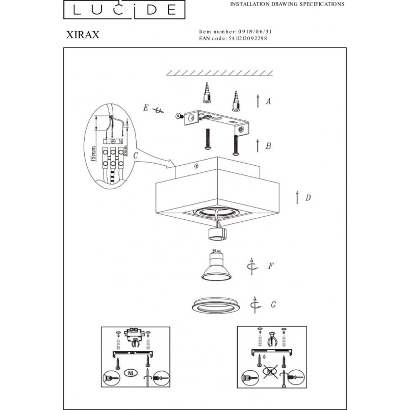 Plafon LED Xirax Lucide | Nowoczesny design, ciepłe światło