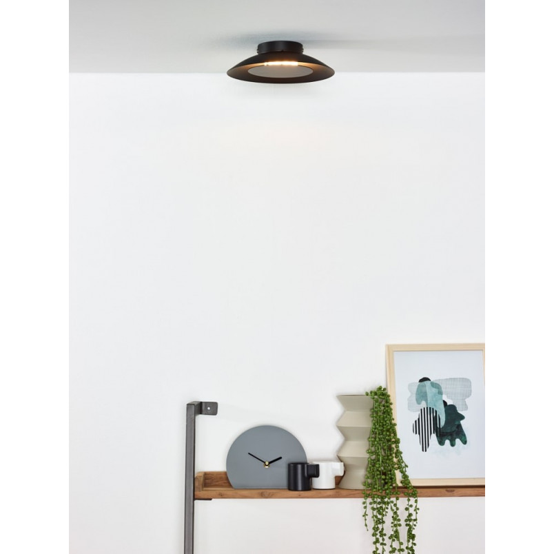 Plafon LED Foskal czarny | Lucide - Nowoczesne oświetlenie