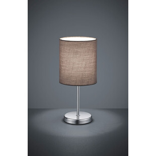 Lampa stołowa nocna Jerry beż/chrom - Reality | Eleganckie oświetlenie