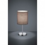 Lampa stołowa nocna Jerry beż/chrom - Reality | Eleganckie oświetlenie