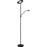 Lampa podłogowa LED czarna Zenith - Lucide | Sklep z lampami