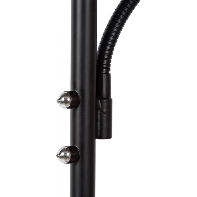 Lampa podłogowa LED czarna Zenith - Lucide | Sklep z lampami