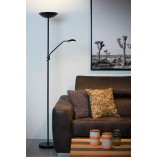 Lampa podłogowa LED czarna Zenith - Lucide | Sklep z lampami