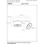 Plafon LED Yumiko II - Minimalistyczny design | Lucide