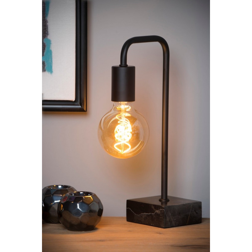 Lampa biurkowa Loft Lorin Czarna | Lucide - Sklep