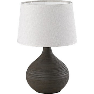 Lampa stołowa Martin | Ceramiczna, abażur biały | Reality
