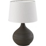 Lampa stołowa Martin | Ceramiczna, abażur biały | Reality