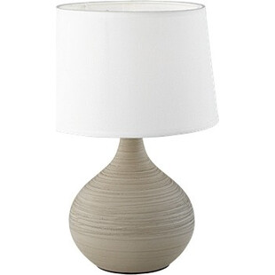 Lampa stołowa Martin biało-cappuccino | Reality