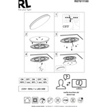 Plafon Hikari LED biały 74cm - Eleganckie oświetlenie