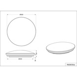 Plafon LED Potz 50cm biały | Reality - Oświetlenie