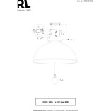Plafon Loft Jimmy Czarno-Złoty | Reality - Kup Teraz!