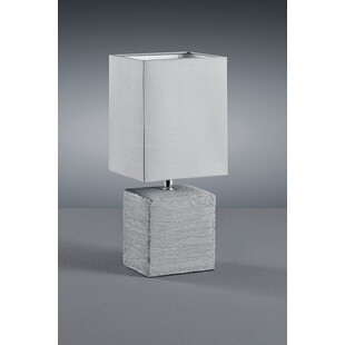 Lampa stołowa ceramiczna Ping, tytanowa Reality | Sklep z lampami